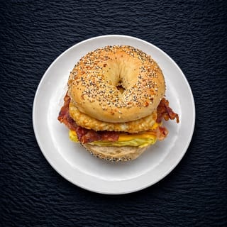 E8 Hash-brown Omelet Sandwich